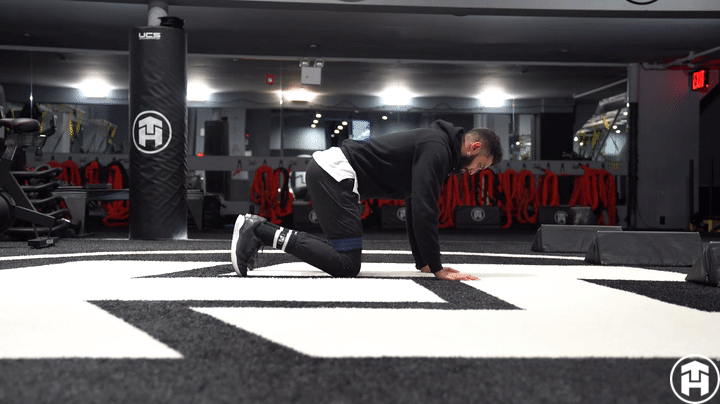 bear crawl hip extension recovery with dr. kam